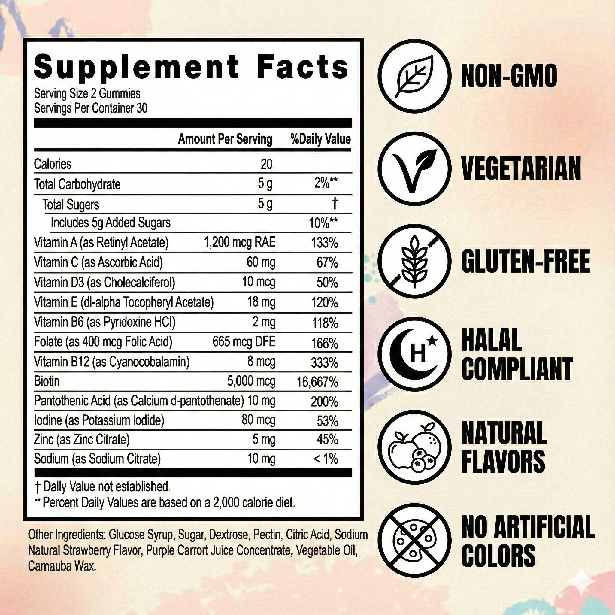 فيتامينات الشعر من إيفرهير - لمدة شهر واحد